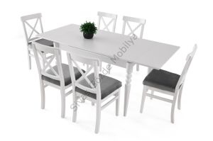 Didim Bahar Açılır Mutfak Masa Sandalye Takımı 80x120