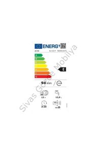 ALTUS Al 413 P 3 Programlı Beyaz Bulaşık Makinesi