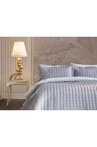 Doqu Home Çift Kişilik Yatak Örtüsü flash Gri