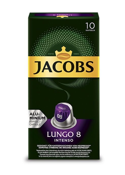 Jacobs Lungo 8 Intenso Kapsül Kahve 10'lu