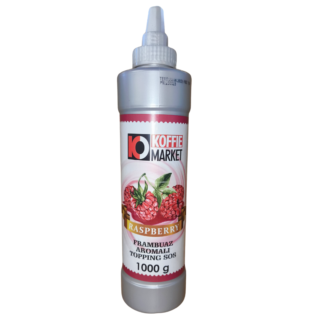 Koffie Market Frambuaz Aromalı Topping Sos 1000gr