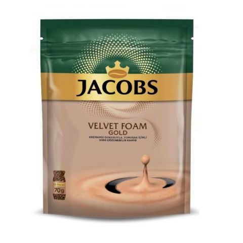Jacobs Velvet Foam Gold Kahve 70 Gr.