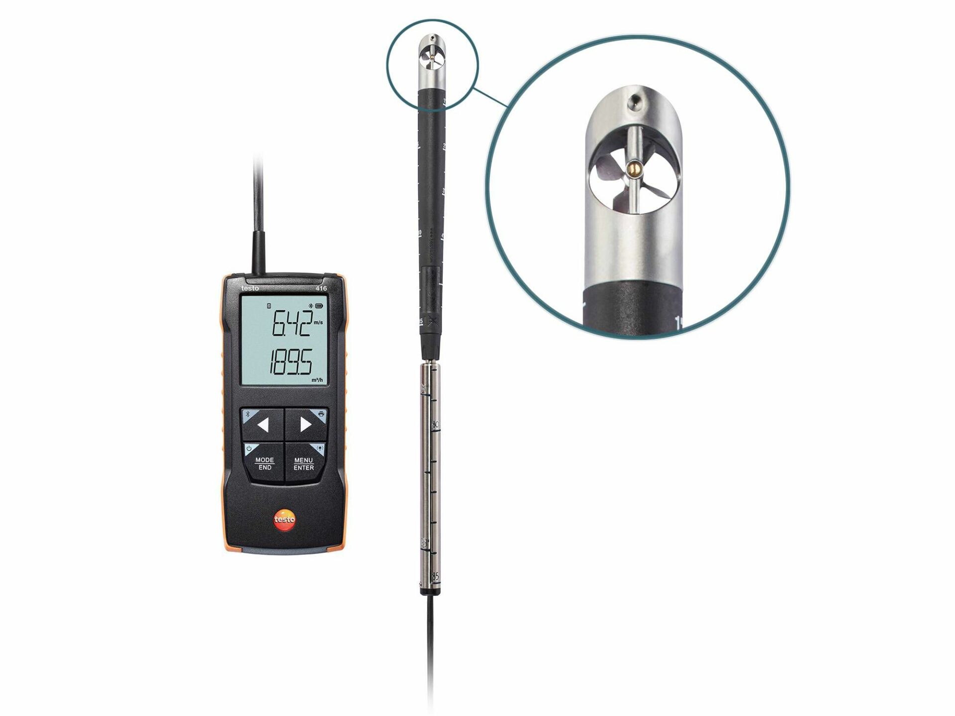 testo 416 - Pervane anemometre