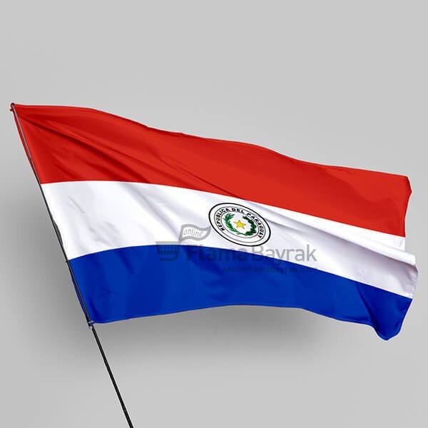 Paraguay Devlet Bayrağı