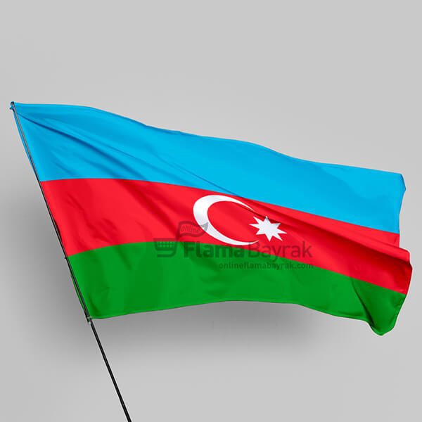 Azerbaycan Sopalı Bayrağı