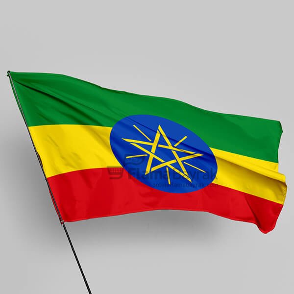 Etiyopya Sopalı Bayrağı
