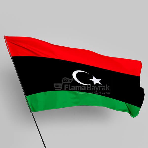 Libya Sopalı Bayrağı
