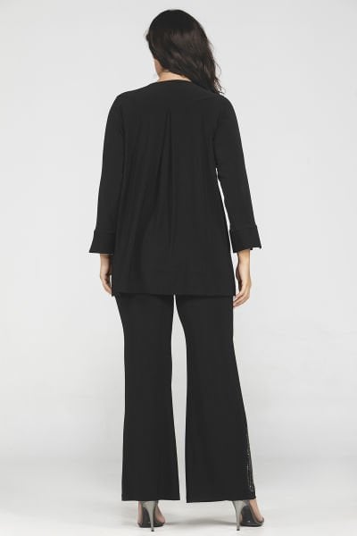 Çubuk Taş Detaylı Rahat Kesim Büyük Beden Kadın Takım 601