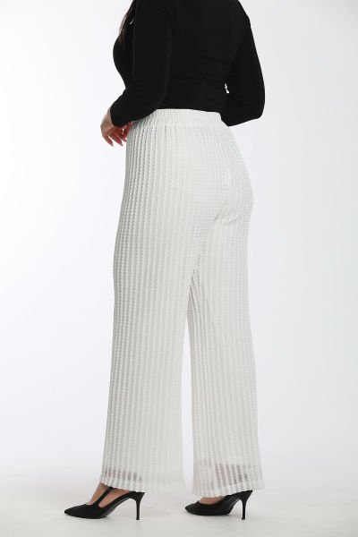 Beli Lastikli Lycralı Büyük Beden Dantel Pantolon 1971