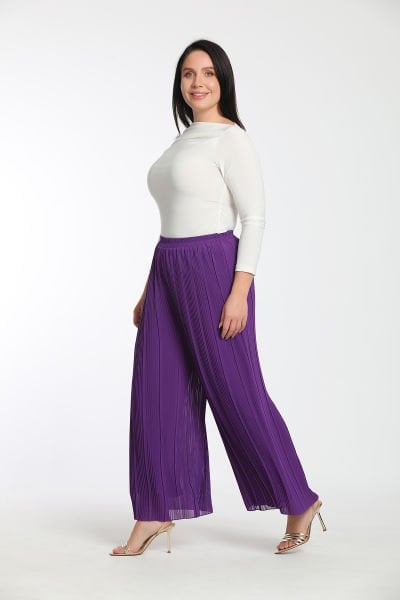 Pliseli Büyük Beden Pantolon 1970