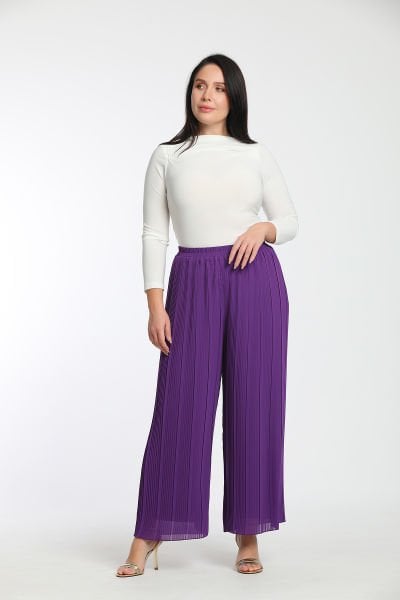 Pliseli Büyük Beden Pantolon 1970