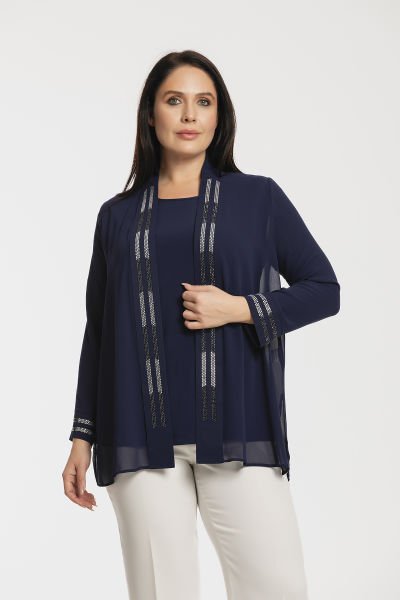 Katlama Yakalı Büyük Beden Kadın Takım 9000