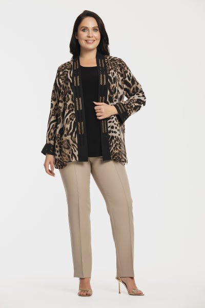 Katlama Yakalı Büyük Beden Kadın Takım 9002