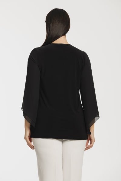 Serpme Taş Motifli Büyük Beden Kadın Bluz 8993