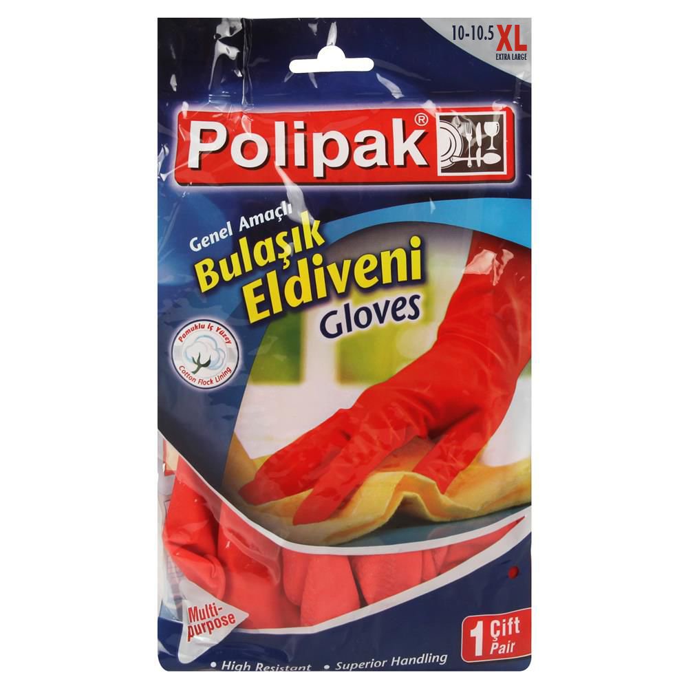 Polipak Bulaşık Eldiveni 10-10,5 Xl