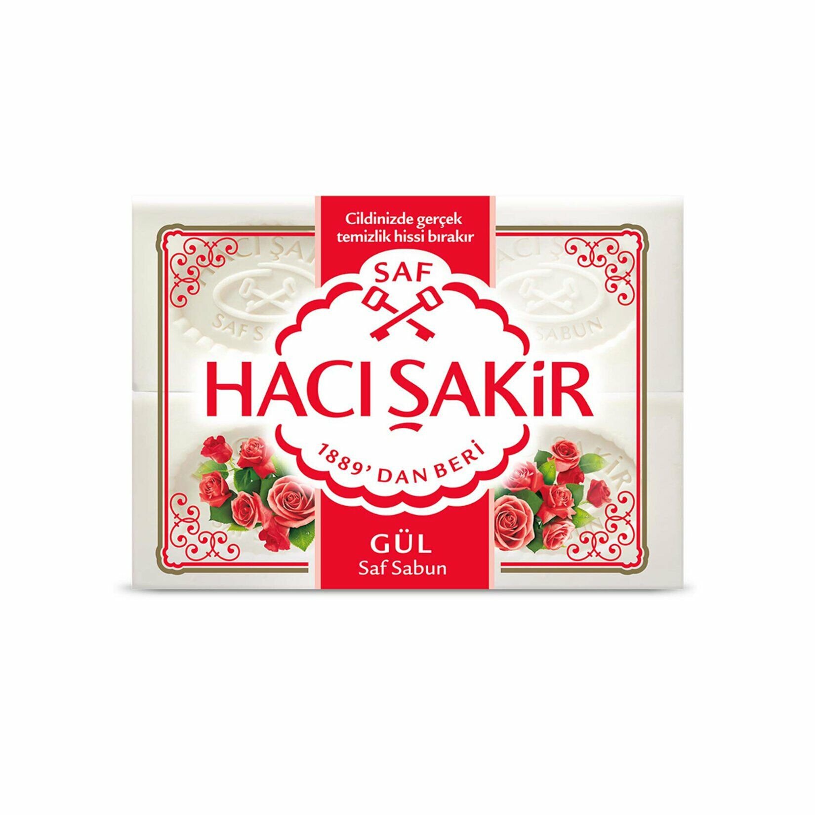 HACI ŞAKİR DOĞAL SABUN GÜL 600 GR