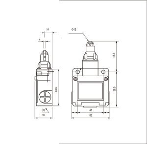 XCKM102 Makaralı Pimli Limit Switch