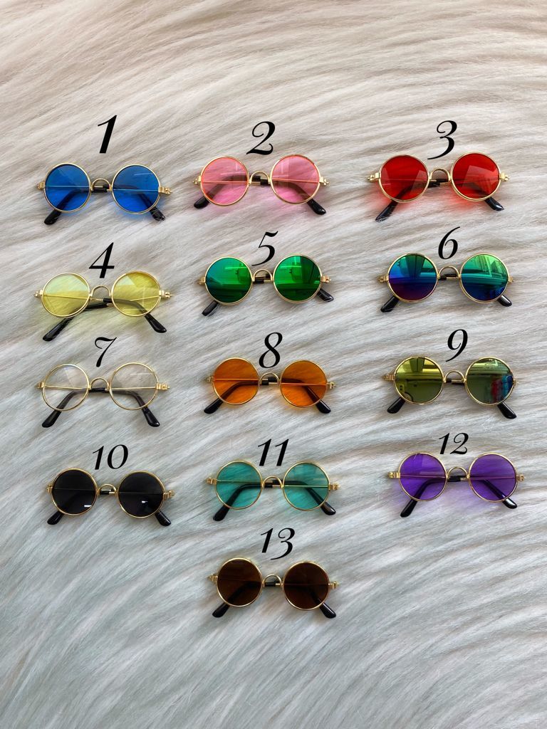 Amigurumi Cam Gözlük 7 cm