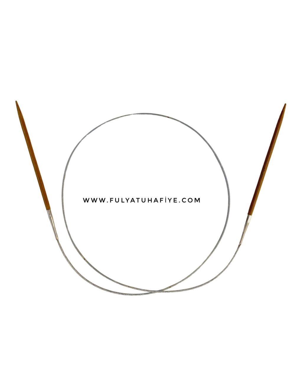 İthal Bambu Uçlu Çelik Misinalı Şiş 100 cm