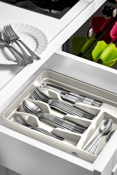 Okyanus Home Renkli Çekmece İçi Kaşıklık