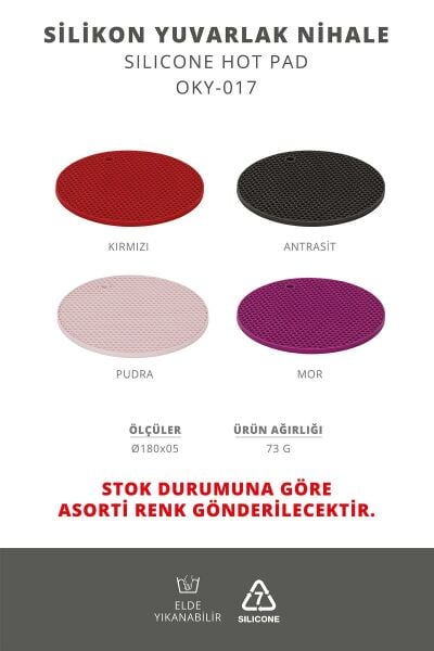 Okyanus Home Silikon Yuvarlak Nihale