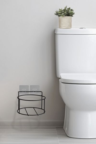 Okyanus Home Siyah Eko Magic Askılı Yuvarlak Linea Çöp Kovası