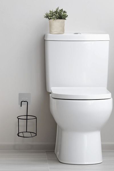 Okyanus Home Siyah Eko Magic Askılı Yuvarlak Mina Wc Fırçalık