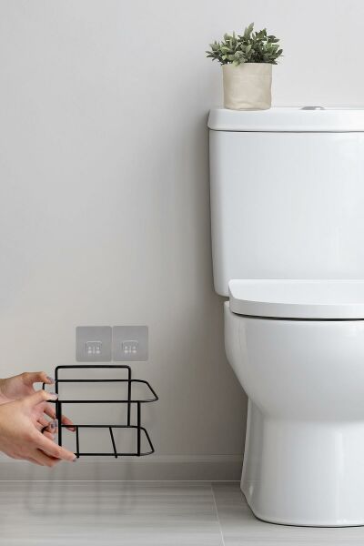 Okyanus Home Siyah Eko Magic Askılı Kare Mina Çöp Kovası