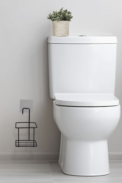 Okyanus Home Siyah Eko Magic Askılı Kare Mina Wc Fırçalık