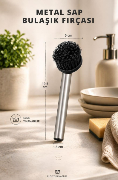 Okyanus Home Metal Sap Bulaşık Fırçası