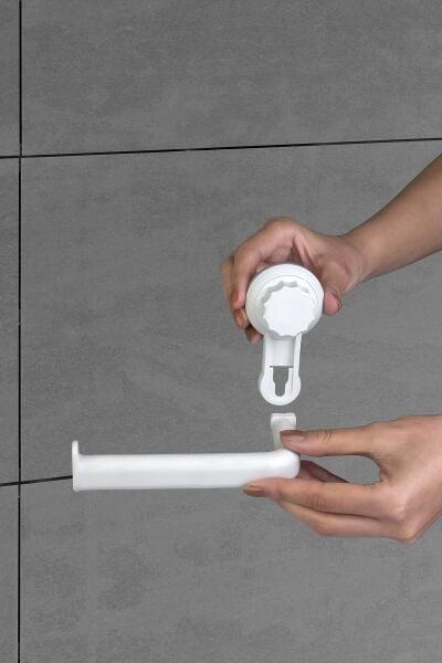 Okyanus Home Grande WC Kağıtlık 2 Fonksiyonlu - ister yapıştır, ister vidala