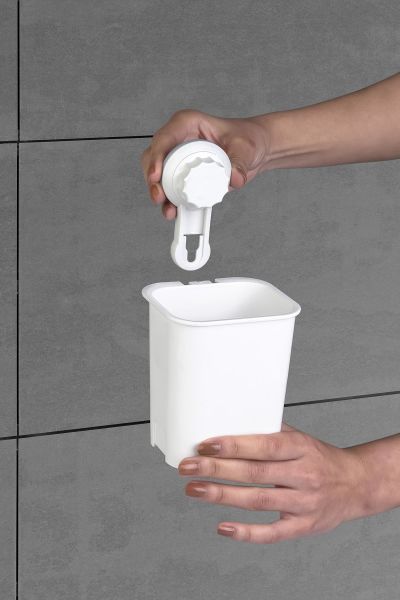 Okyanus Home Grande Diş Fırçalık ve Macunluk 2 Fonksiyonlu - ister yapıştır, ister vidala