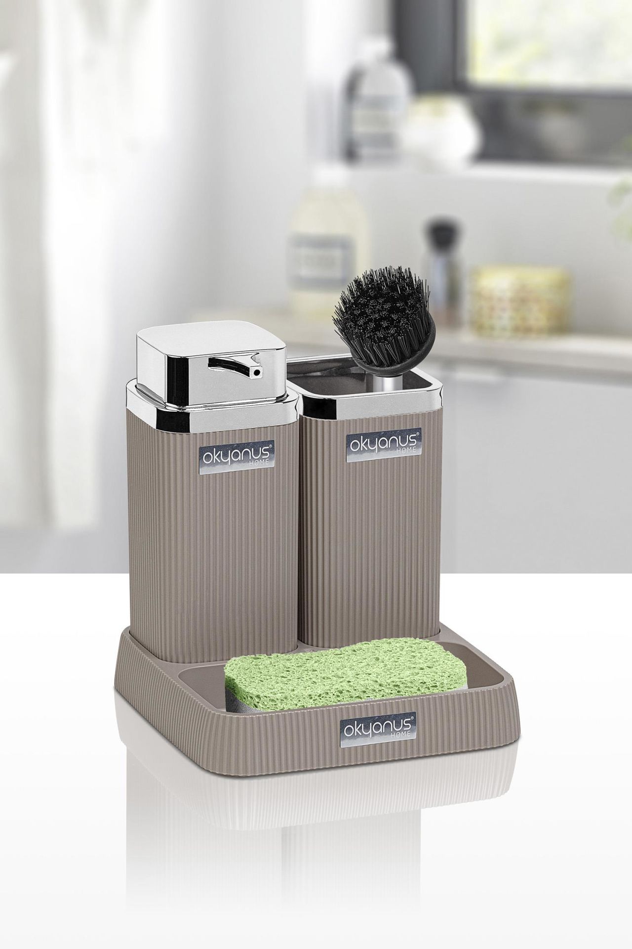 Okyanus Home Stella Vizon Kromlu Lavabo Seti