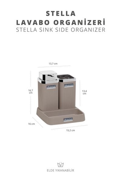 Okyanus Home Stella Vizon Kromlu Lavabo Seti