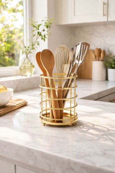 Okyanus Home Gold Lux Helezon Kaşıklık