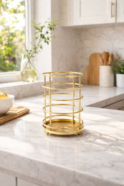 Okyanus Home Gold Lux Helezon Kaşıklık