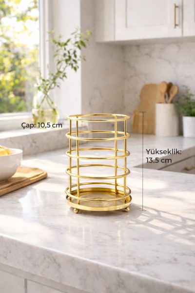 Okyanus Home Gold Lux Helezon Kaşıklık