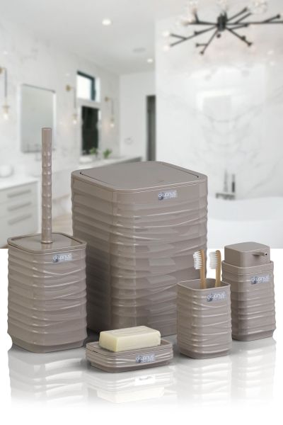Okyanus Home Luna Vizon Kare 5'li Banyo Seti