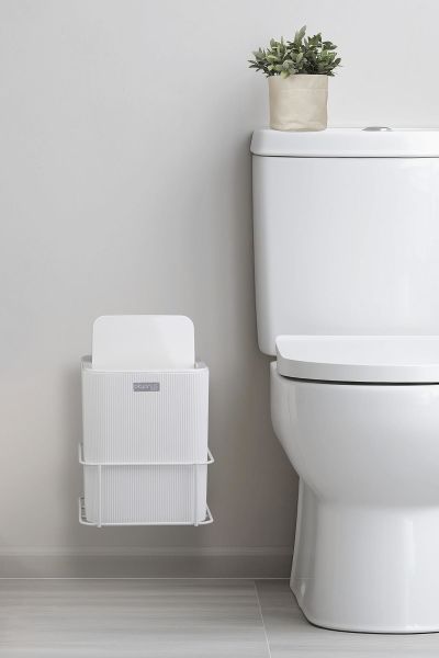 Okyanus Home Beyaz Eko Magic Askılı Kare Mina Çöp Kovası