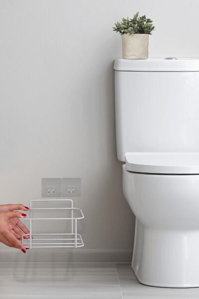 Okyanus Home Beyaz Eko Magic Askılı Kare Mina Çöp Kovası