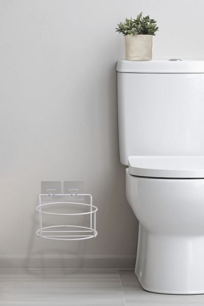 Okyanus Home Beyaz Eko Magic Askılı Yuvarlak Mina Çöp Kovası