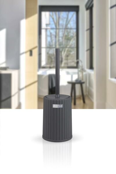 Okyanus Home Coliseum Antrasit WC Fırçalık