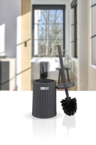 Okyanus Home Coliseum Antrasit WC Fırçalık