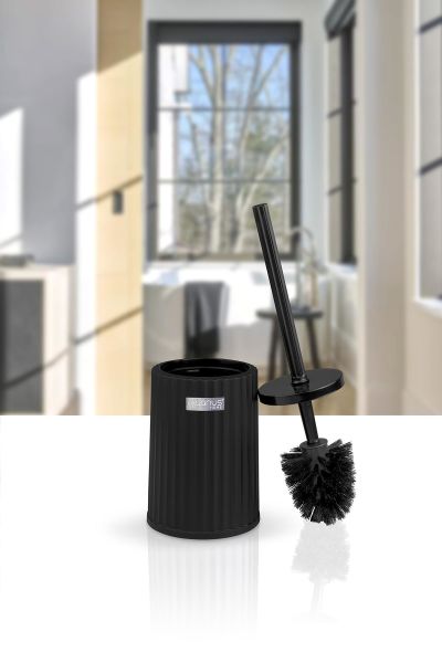 Okyanus Home Coliseum Siyah WC Fırçalık