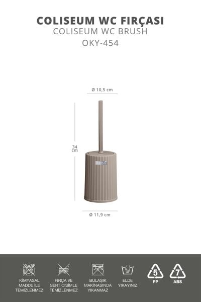 Okyanus Home Coliseum Vizon WC Fırçalık