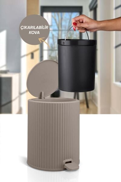 Okyanus Home Coliseum Vizon Pedallı Çöp Kovası