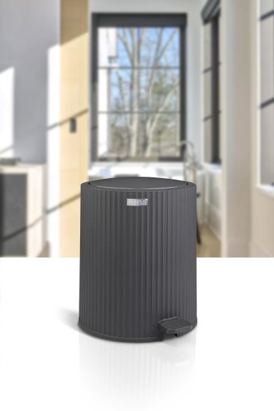 Okyanus Home Coliseum Antrasit Pedallı Çöp Kovası