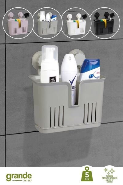 Okyanus Home Grande Mutfak ve Banyo Organizeri - 2 Fonksiyonlu - İster yapıştır, ister vidala