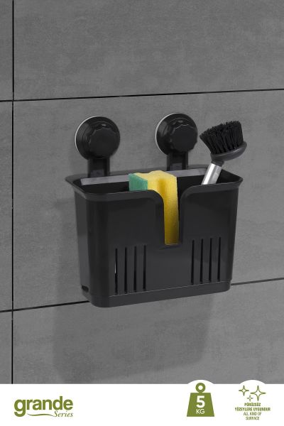 Okyanus Home Grande Mutfak ve Banyo Organizeri - 2 Fonksiyonlu - İster yapıştır, ister vidala