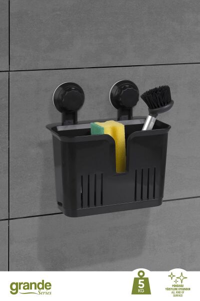 Okyanus Home Grande Mutfak ve Banyo Organizeri - 2 Fonksiyonlu - İster yapıştır, ister vidala